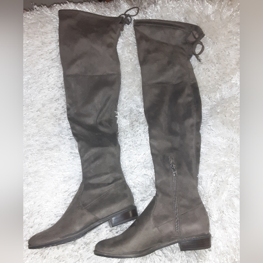 MARC FISHER FAUX SUEDE OVER THE KNEE BOOTS NWOT